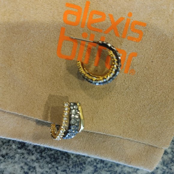 Alexis Bittar earrings for pierced ears with a suede pouch - Picture 11 of 16